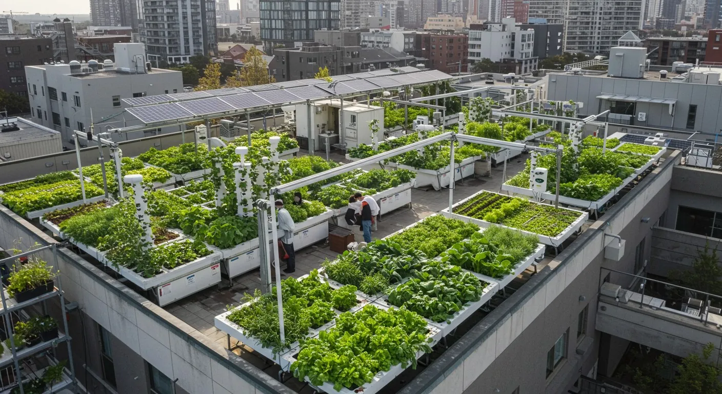 Çatı bahçesi ve urban farming