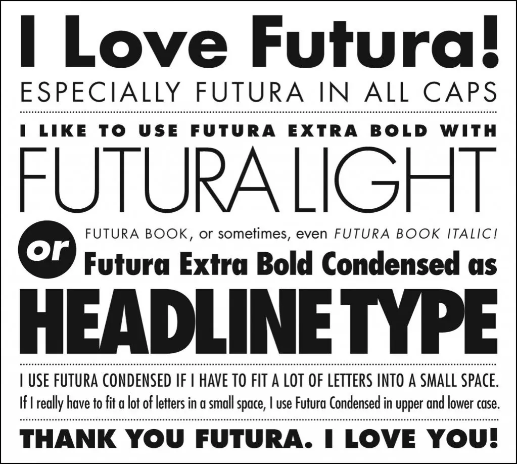 I love Futura