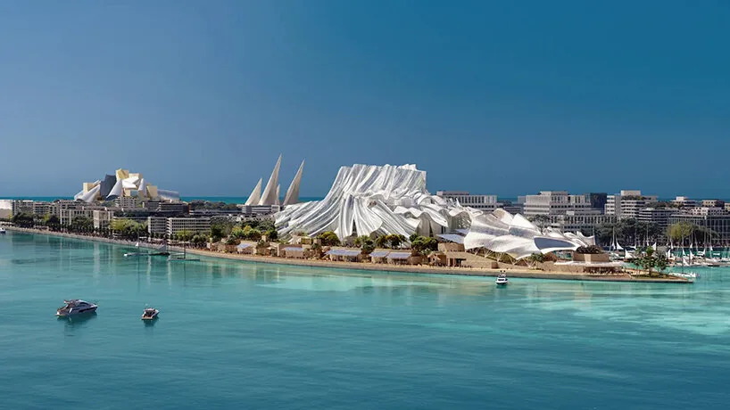 Gehry'den Abu Dabi'ye Kumaş Gibi Kıvrılan Sahne: Dar al Funoon