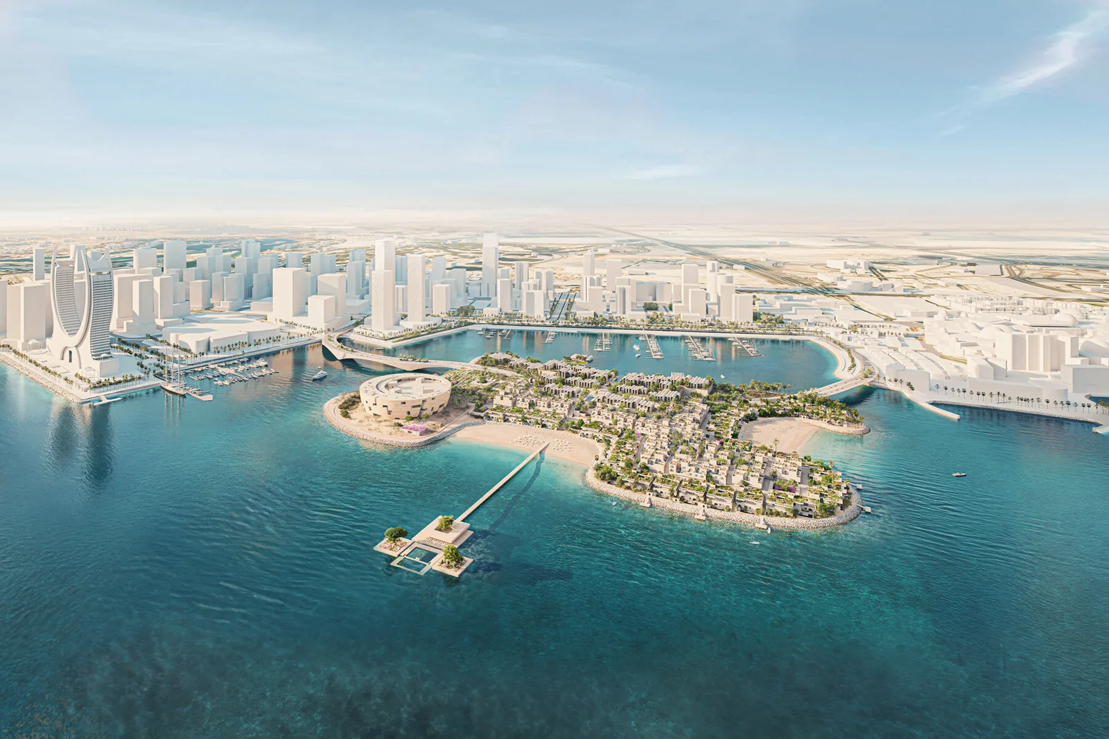 Herzog & de Meuron'un Katar'daki Al Maha Adası: Kültürün Yeni Yüzü