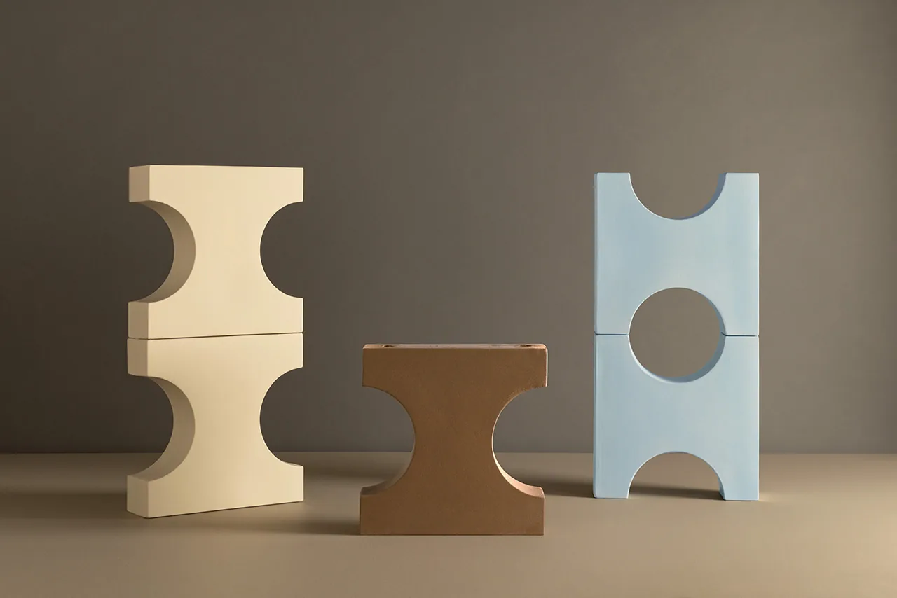 Not Tasarım Stüdyosu, Mutina’nın İki Boyutlu Karolarını Geometrik Tuğlalara Dönüştürüyor