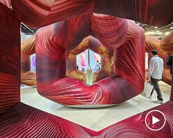 Işık ve Renkten Yürünebilir Küp: Lancelin'in Tubüler Enstalasyonu