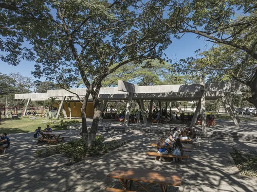 Ağaçlarla Bütünleşen Öğrenci Merkezi: Santa Marta