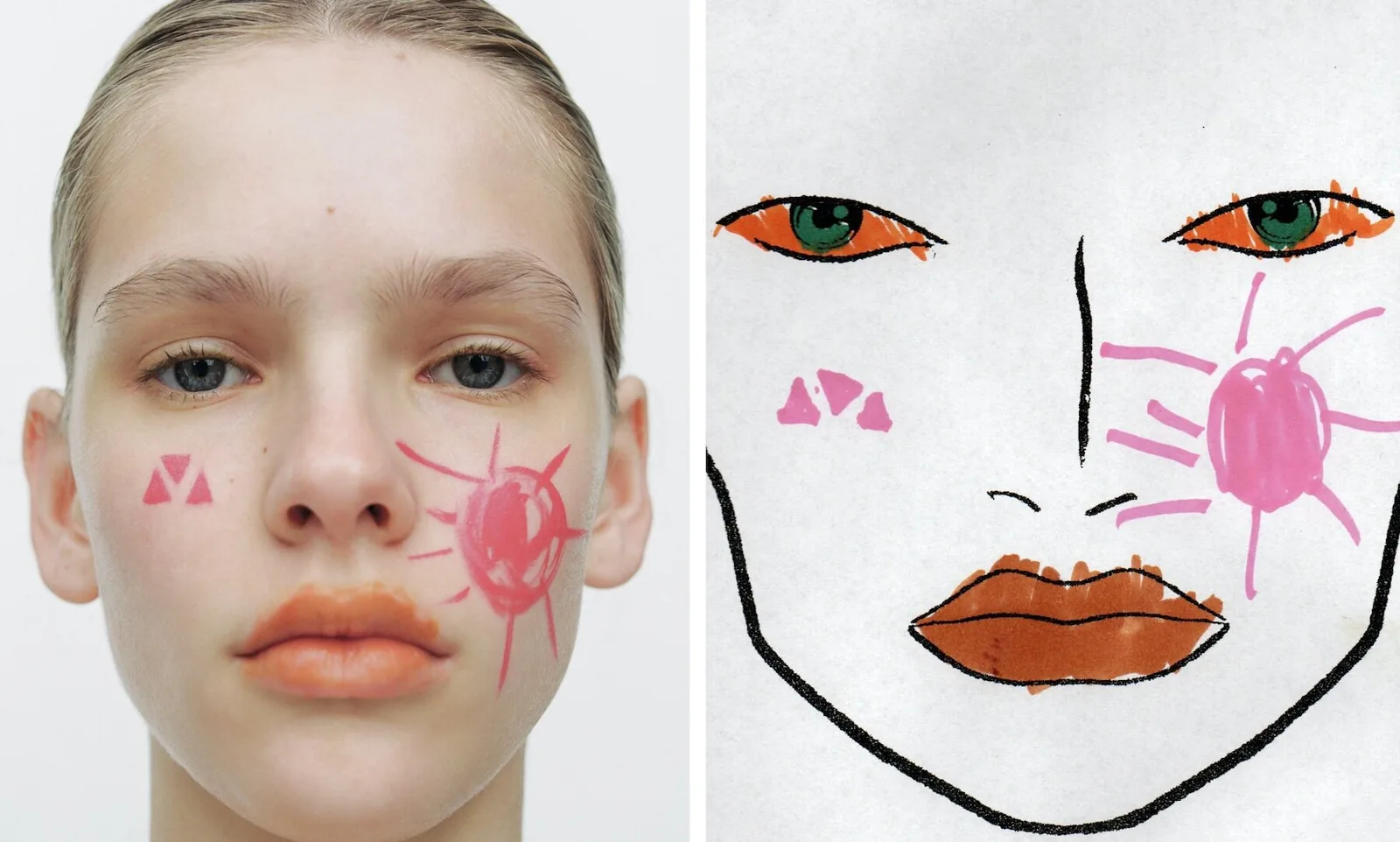 Çocuk Çizimleri Makyaja Dönüştü: ‘Draw Me a Face’ Projesi