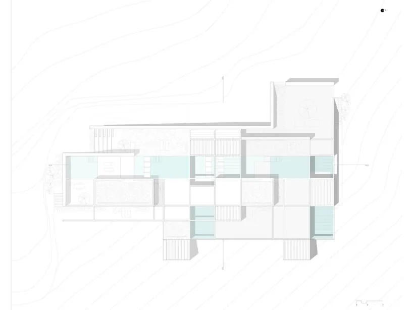 Kayalıklara Gömülü İnziva: MOLD Architects'ten PERMA