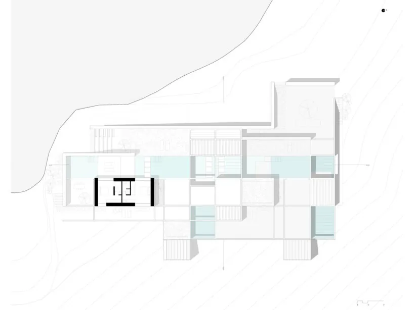 Kayalıklara Gömülü İnziva: MOLD Architects'ten PERMA