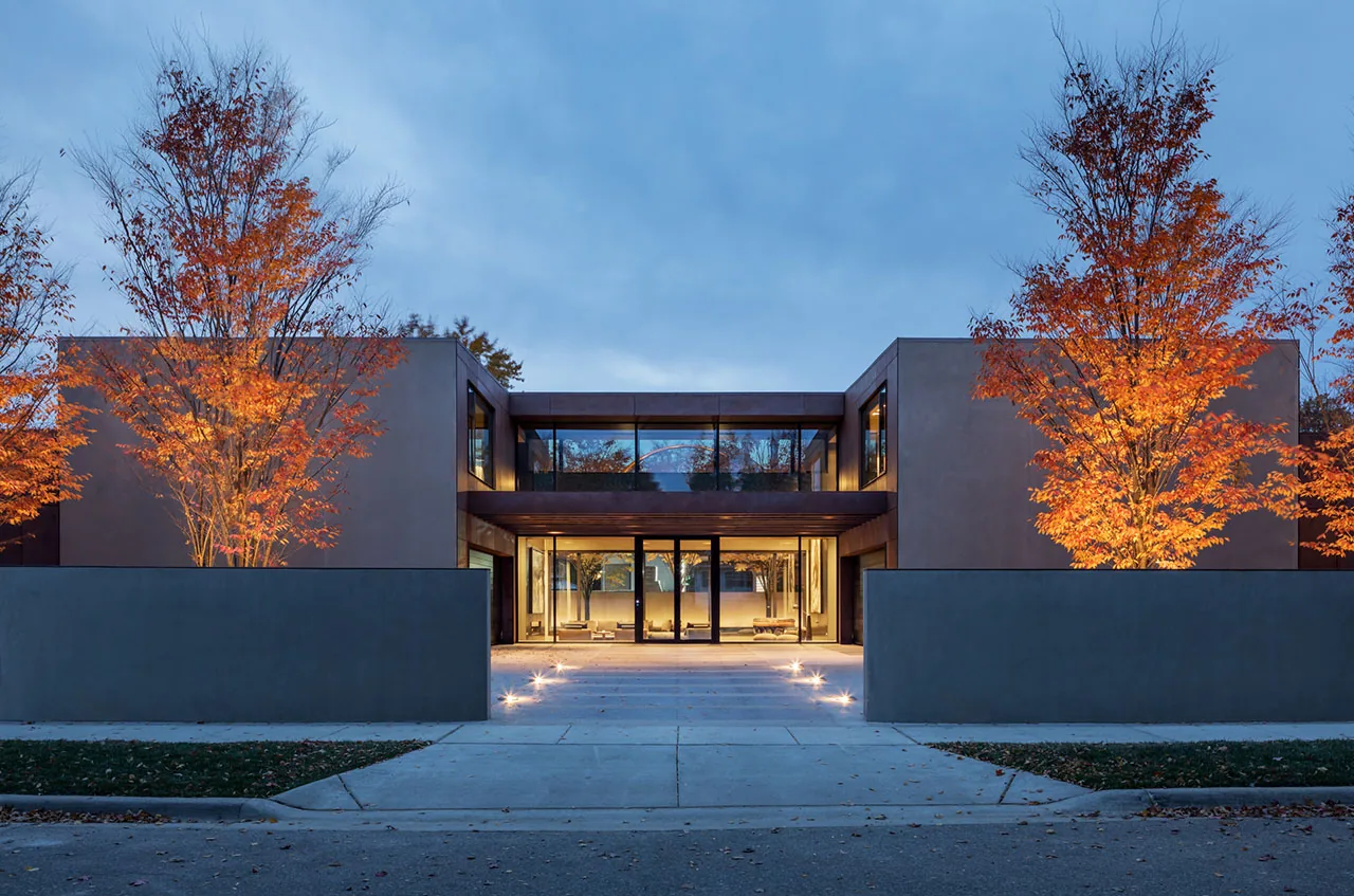 Nadir Porsche Koleksiyonu İçin Tasarlanmış Michigan Evi