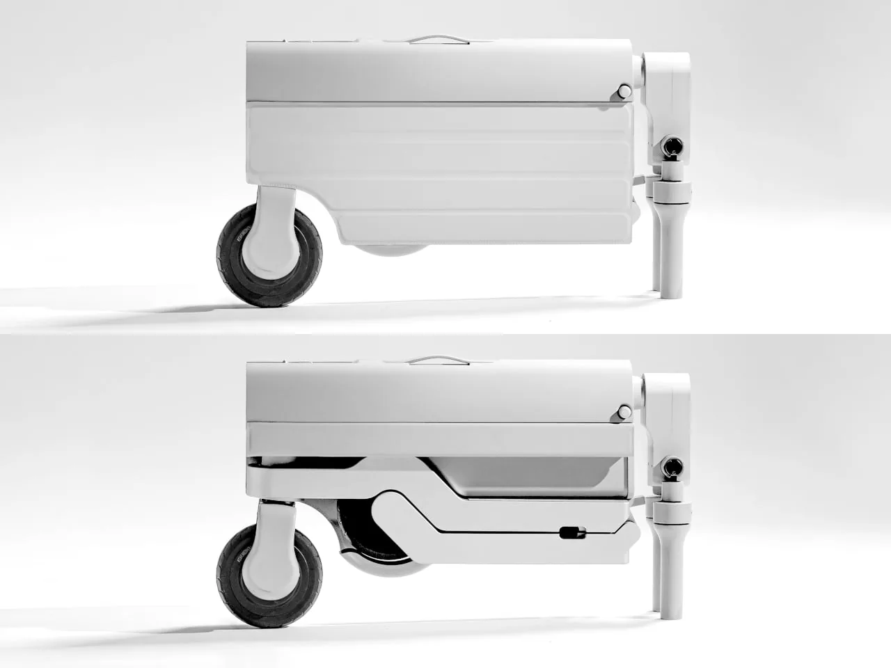 Evrak Çantasına Dönüşen Katlanabilir Scooter: Kilit Derdi Bitti