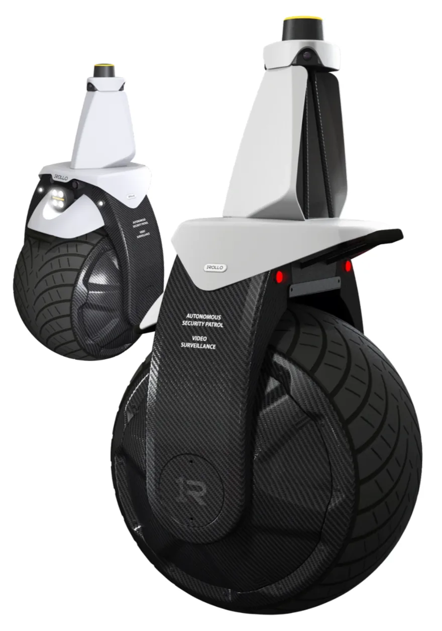 Güvenlik Robotunda Tek Tekerlek Devrimi: Rollo 1Rollo