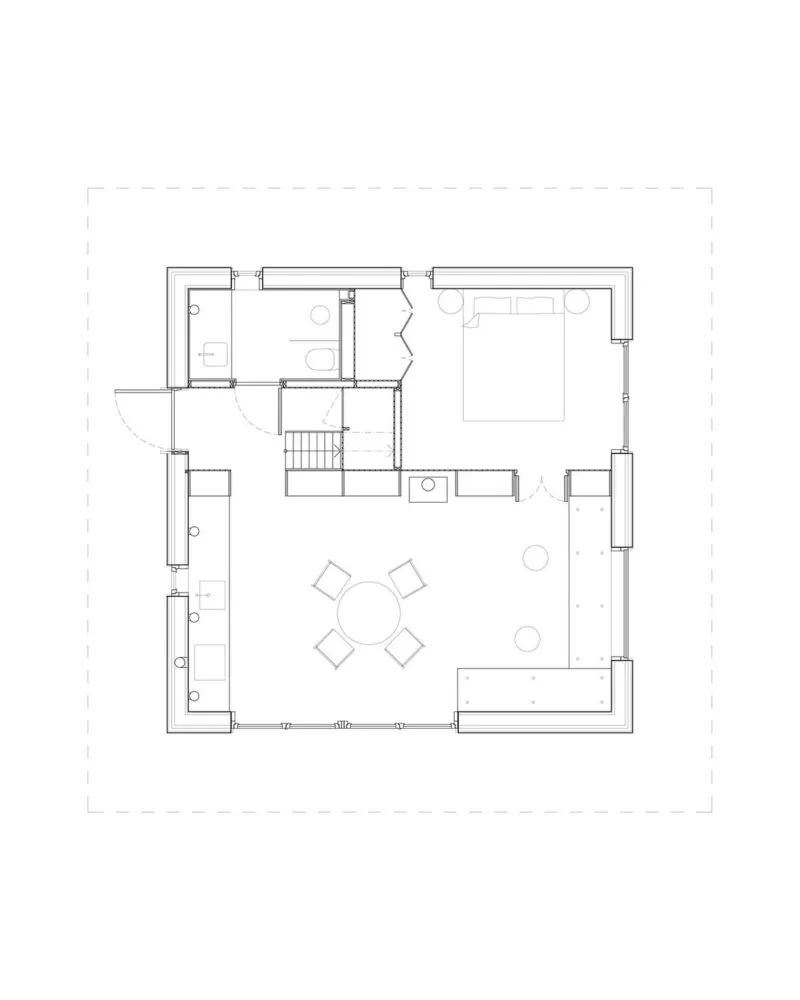 İsveç Kıyısında Kompakt Tatil Evi: Hee House'un Akıllı Tasarımı
