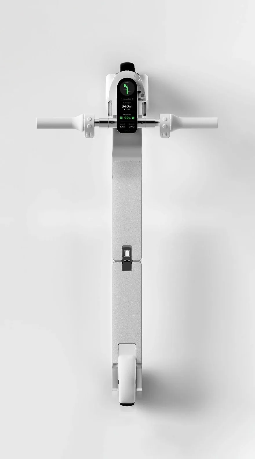 Katlanabilir Scooter'da Kompakt Devrim: Second White