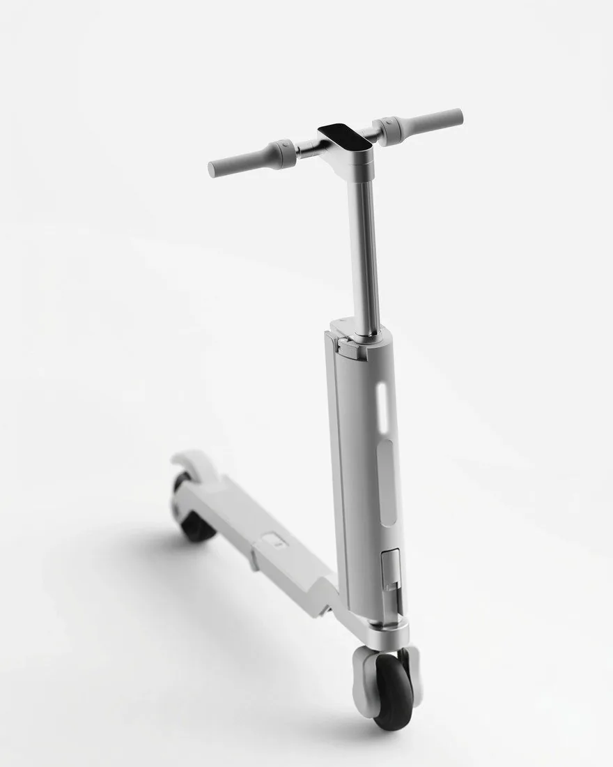 Katlanabilir Scooter'da Kompakt Devrim: Second White
