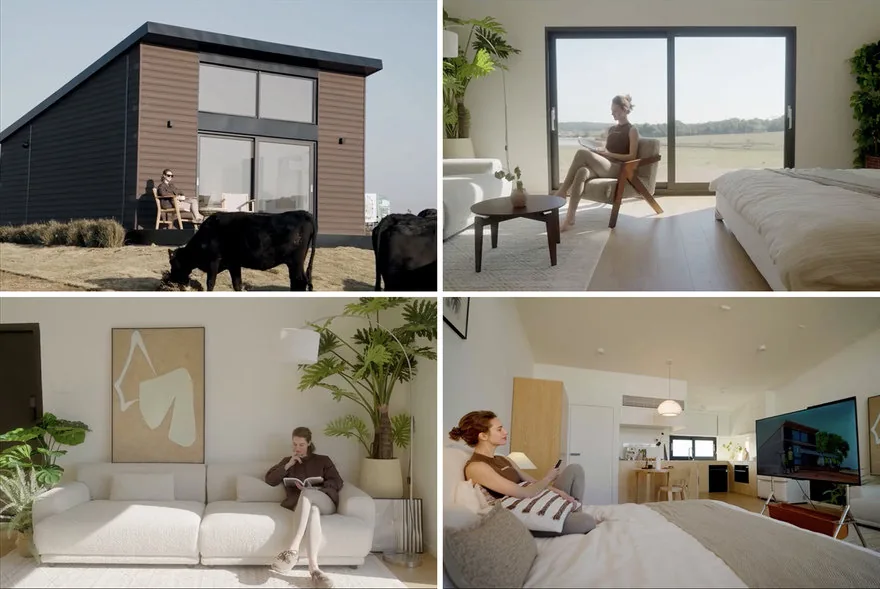 Konteynere Sığan Katlanabilir Ev: Haüsa Homes