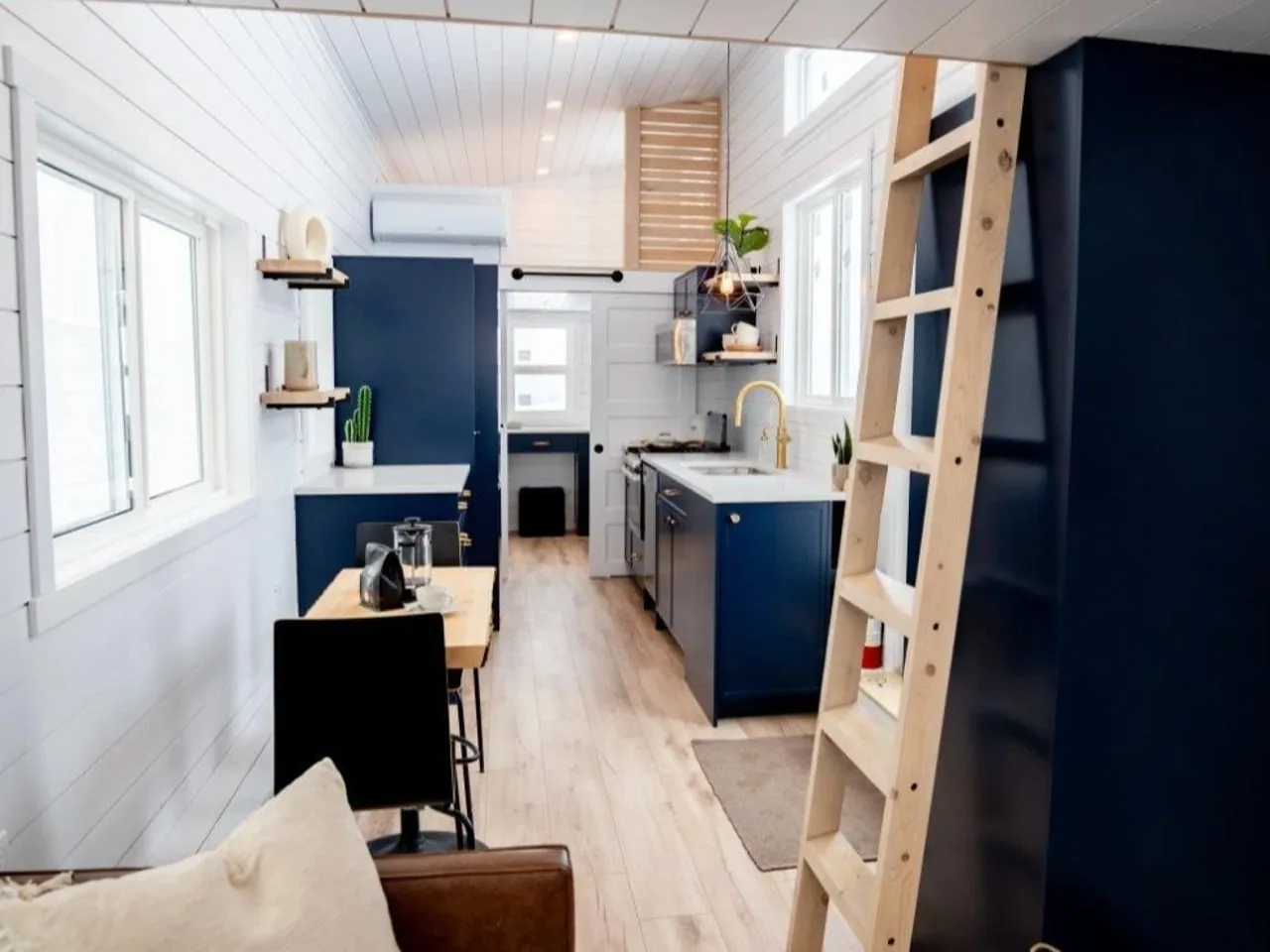 Minik Ev: 39 m²'ye Küvet, Bulaşık Makinesi ve 2 Yatak Odası