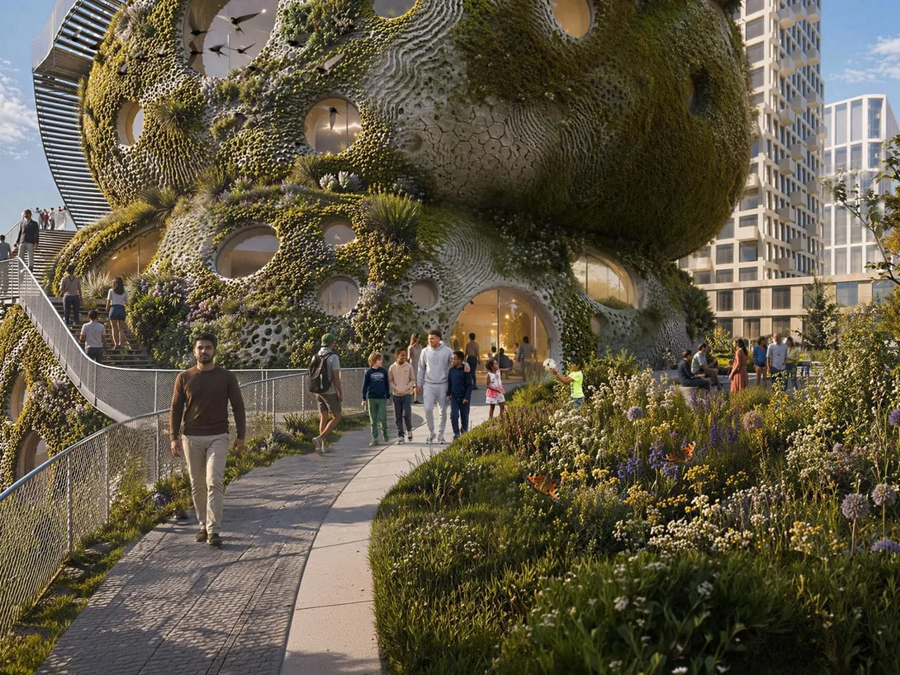 MVRDV Rotterdam’ın Ortasına Dağ İnşa Edecek: Rotterdam ROCKS!