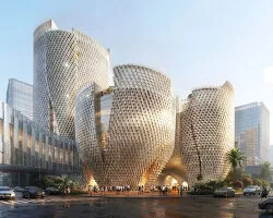 Shenzhen'de Kıyıya Düşen Dev Beyaz Kütleler: MAD'ın Taş Müzesi