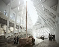 Cabin Sande: Viking Gemi Yapımından İlham Alan Bir Yazlık