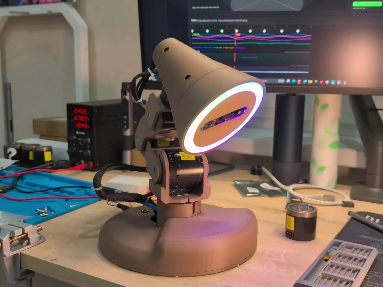 Watti: Ne İstediğinizi Önceden Bilen Robotik Masa Lambası