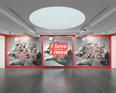 Barbara Kruger, Ando'nun Rotundasını Metinle Sarstı