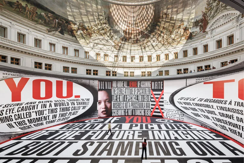 Barbara Kruger, Tadao Ando’nun Rotundasını Metinle Sarstı