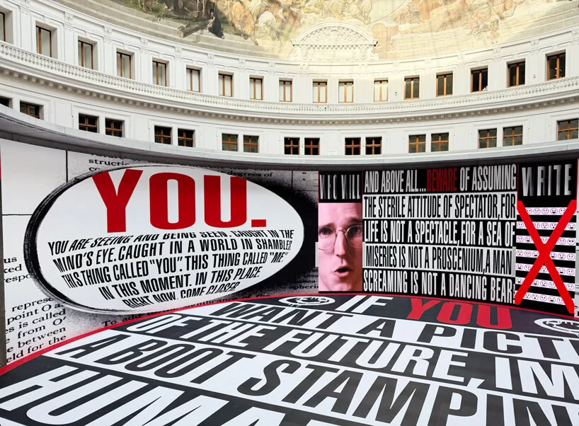 Barbara Kruger, Tadao Ando’nun Rotundasını Metinle Sarstı