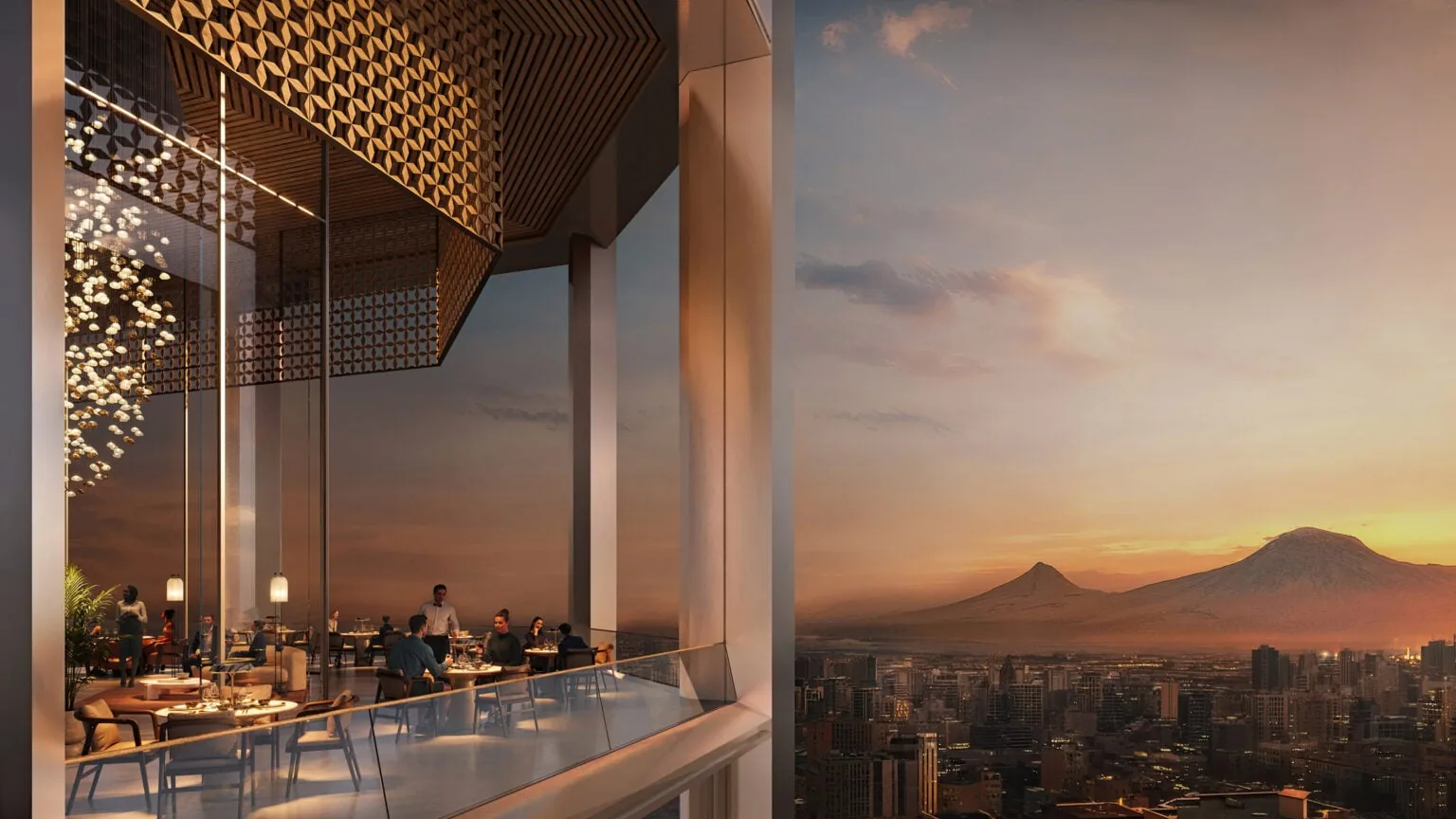 Foster + Partners’tan Ermenistan’da Bahçe Köprülü İkiz Kuleler