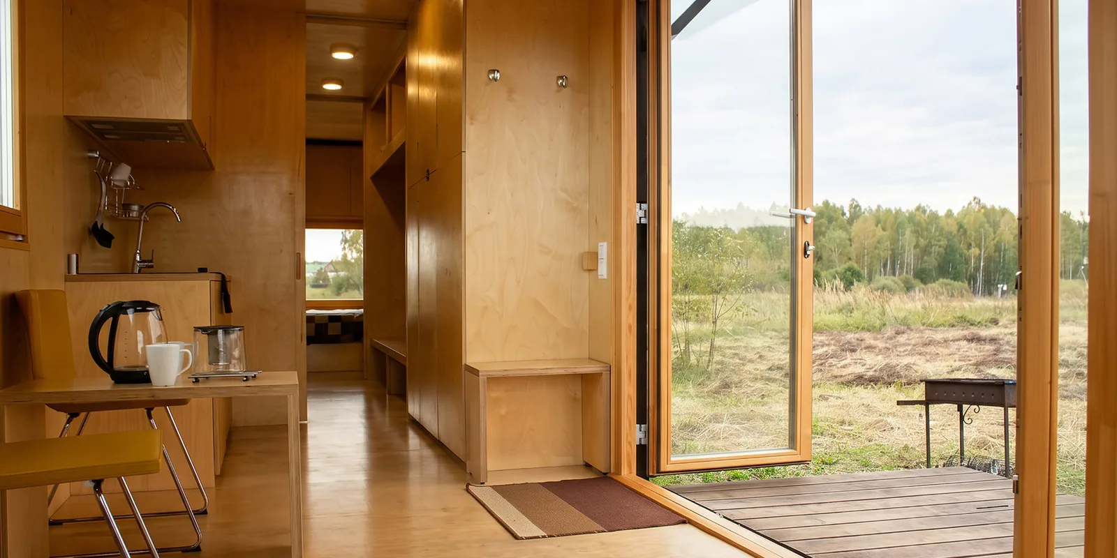 Hurda Konteyner, 24 m² Huş Kontrplak Mikro-Kabin Oldu