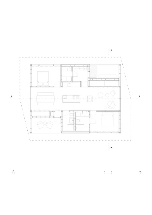 İsveç Dağlarında Modern Kütük Ev: Van Peborgh Lodge