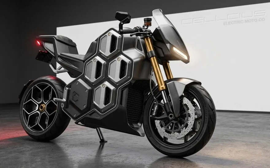 Modüler Elektrikli Motosiklet Konsepti: Cellcius