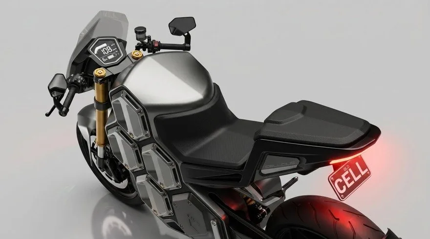 Modüler Elektrikli Motosiklet Konsepti: Cellcius
