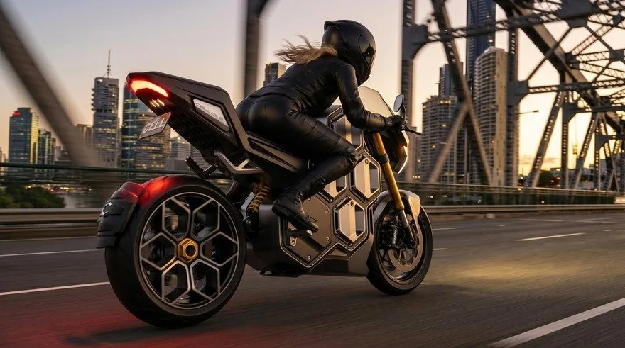 Cellcius: Modüler Elektrikli Motosiklet Konsepti