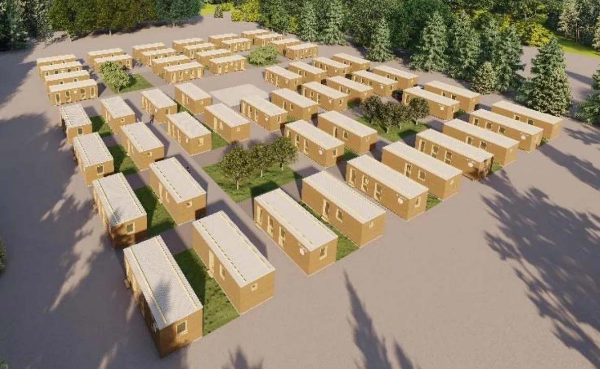 CLT units placement frame